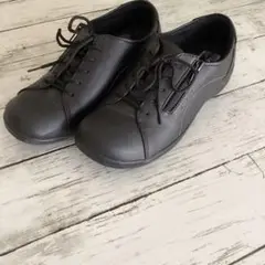 ムースター　サイドジッパー　ウォーキングシューズ　22.5cm