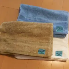 【3枚セット】無撚糸タオル