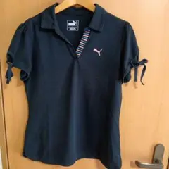 PUMA ポロシャツ 半袖　黒
