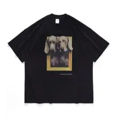90s William Wegman アートプリントTシャツ L