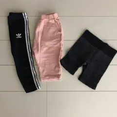 adidas 95ユニクロ95コットンオン ボトムス 3-4歳セット
