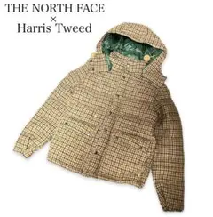 【美品】THE NORTH FACE Harris Tweed ダウンジャケット