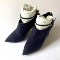 ★ジミーチュウ★ショートブーツ★スエード★ストラップ★ジップ★レザー★