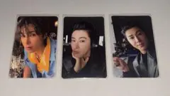 ユノ/ユンホ(東方神起)ソロCD「REALITY SHOW」封入トレカ3種