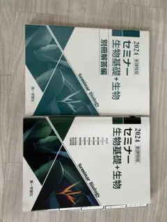 2024 セミナー生物基礎＋生物 教科書＋別冊解答編（第一学習社）