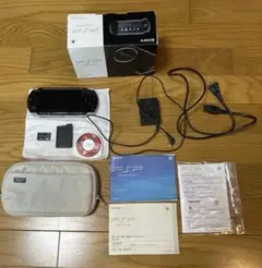 実使用3回程SONY PSP3000本体セットキャリングポーチ、UMDおまけつき