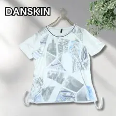 ダンスキン 半袖 Tシャツ シャーディング プリント柄 フィットネス