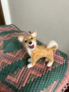 芝犬　羊毛フェルト
