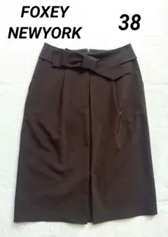 【FOXEY NEWYORK】タイトスカート リボン 38 レディース
