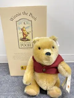 Steiff シュタイフ くまのプーさんぬいぐるみ　1999年　箱付き Steiff シュタイフ くまのプーさんぬいぐるみ 1999年 箱付き