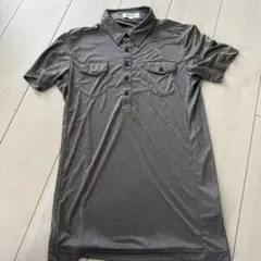 【美品】Calvin Klein グレー ポロシャツ　M