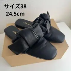 Phillip Lim ブラック リボン　ミュール 38