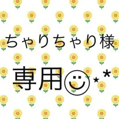 ちゃりちゃり様へ＊。