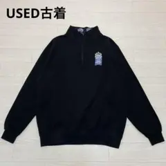 USED古着　スウェット　ハーフジップ　White Castle