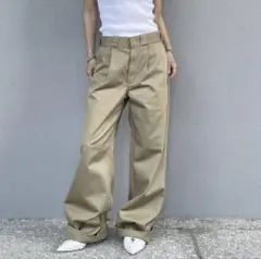 ok.soon×dickies ワイドチノパンツ