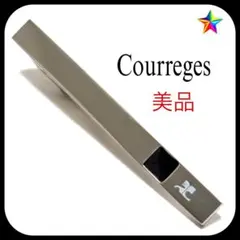 美品✨ クレージュ ネクタイピン シルバー×ブラック お洒落✨