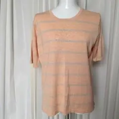 新品LOVE BODY ストライプ 半袖Tシャツ LL