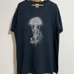 00s ギルダン tシャツ プリント クラゲ KEXP M フェード