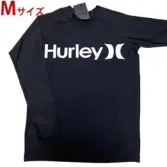 大特価！Hurleyハーレー ラッシュガード 長袖 黒ブラック メンズMサイズ