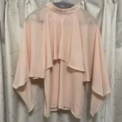 DHOLIC ケープ風ブラウス