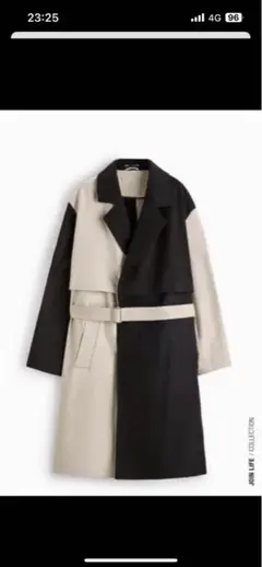 2025年最新】zara カラーブロックトレンチコートの人気アイテム