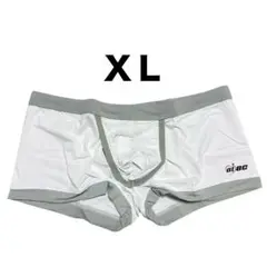 新品未使用品✨️メンズボクサーパンツＸＬ ホワイト＆グレー