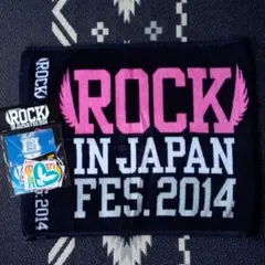 ROCK IN JAPAN FES.2014 タオル ステッカー 新品未使用