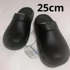 新品タグ袋付き FAMONES リカバリーサンダル　25cm ブラック EU40