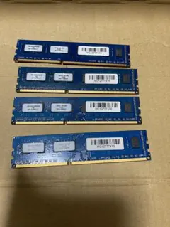 DDR3 4GB RAMメモリ 4枚セット
