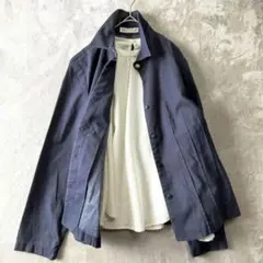 a2599　ネイビー ジャケット　コートダジュール　微ストレッチ　春秋