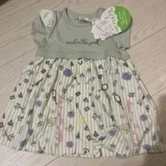 新品　SKAPE アリエル　ディズニー　ワンピース 80 グリーン