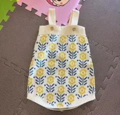 ニットロンパース　80サイズ