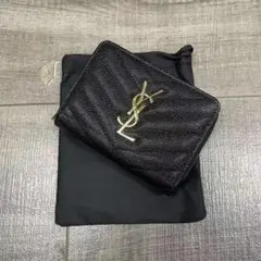 【イブサンローラン】 財布 ブラック