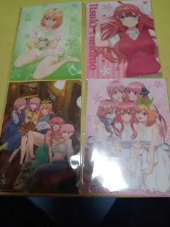 五等分の花嫁 ミニクリアファイル 4枚セット
