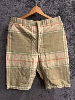 ビンテージ　チェックショートパンツ