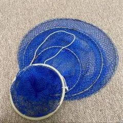 釣り　ビク　網　メッシュ　3段
