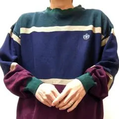 ナイツオブラウンドテーブル ロゴ刺繍 スウェット カーキネイビーえんじ色古着