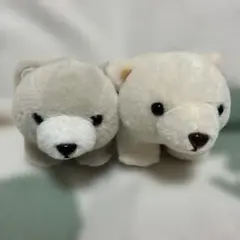 プラッシュクマぬいぐるみ2体セット