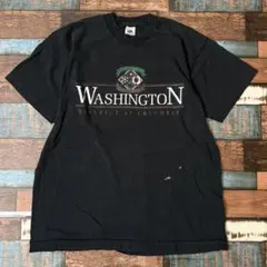 90S ヴィンテージ　古着　USA製　シングルステッチ　メンズ　半袖tシャツ　黒