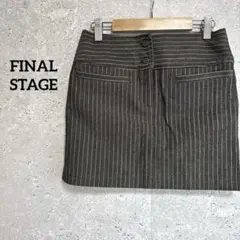 ファイナルステージ タイトスカート ミニ ストライプ デニム生地 ストレッチ