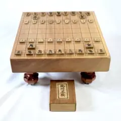 将棋盤（脚付き）＆将棋駒セット　ビンテージ品
