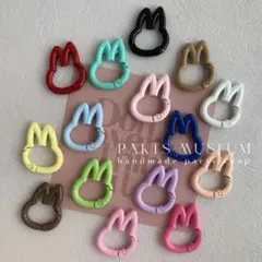 カラフルうさぴょんカラビナ色お楽しみランダム♡！2個135円