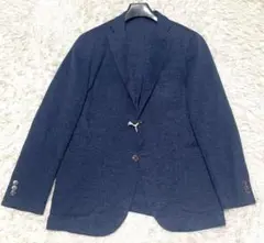 ドゥクラッセ　メンズ　新品　ストレッチジャケット　ネイビー　XLサイズ