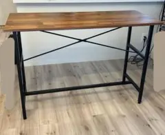 木製カウンターテーブル ブラウン