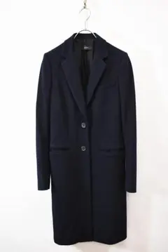JOSEPH ウール ロング チェスターコート ジャケット シルエット◎