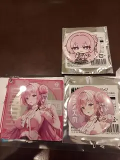 【ドロシー】スライドミラーキーホルダー 缶バッジ2種 3点セット