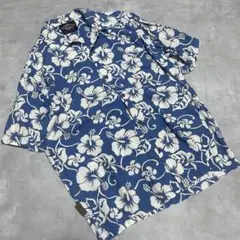 90's BEAR surfboardsアロハシャツ Ｌ