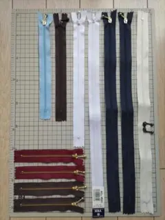 ファスナー サイズ色々セット 11本