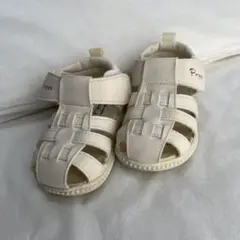 Preen ベビーサンダル 13.0cm ホワイト　送料込み