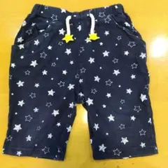 星柄ネイビー半ズボン　100cm
